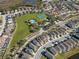 Aerial view showing home's location and neighborhood amenities at 242 Aberdeen St, Davenport, FL 33896