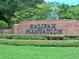 Brick entrance sign for Halifax Plantation community at 2592 Kinsale Ln, Ormond Beach, FL 32174