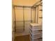Spacious walk-in closet with shelving and storage system with drawers at 3757 Conroy Rd # 2525, Orlando, FL 32839