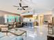 Open living area with a spacious layout and modern finishes at 5003 Laguna Bay Cir # 16, Kissimmee, FL 34746