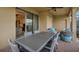 Relaxing patio with seating and table at 8857 Rhodes St, Kissimmee, FL 34747