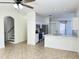 Modern kitchen with white cabinets and stainless appliances at 12061 Greco Dr, Orlando, FL 32824