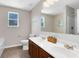 Double vanity bathroom with soaking tub and shower at 1624 Valmont Ln, Apopka, FL 32703