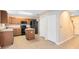 Kitchen features wood cabinets, stainless steel appliances, and tile floor at 1624 Valmont Ln, Apopka, FL 32703