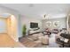 Spacious living room with modern furniture and decor at 1624 Valmont Ln, Apopka, FL 32703