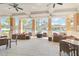 Relaxing clubhouse patio overlooking pool at 2740 Coupe St, Kissimmee, FL 34746