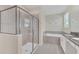 Large bathroom with walk-in shower and soaking tub at 2748 Bookmark Dr, Kissimmee, FL 34746