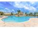 Resort-style community pool with a clubhouse at 2748 Bookmark Dr, Kissimmee, FL 34746