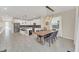 Open concept kitchen and dining area with modern finishes at 2748 Bookmark Dr, Kissimmee, FL 34746