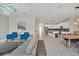 Open living area featuring a stylish rug and modern decor at 2748 Bookmark Dr, Kissimmee, FL 34746