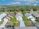 Aerial view of a neighborhood with houses and lush green trees at 3136 Crystal Creek Blvd, Orlando, FL 32837