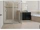 Modern bathroom with a large shower and bathtub at 4032 Prairie Reserve Blvd, Orlando, FL 32824