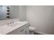 Modern bathroom with white vanity and walk-in shower at 5436 E Michigan St # 4, Orlando, FL 32812