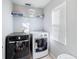 Laundry room with washer, dryer, and shelving at 8030 King Palm Cir, Kissimmee, FL 34747