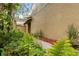 Walkway to the entrance with lush ferns and red mulch at 8436 Tangelo Tree Dr, Orlando, FL 32836