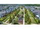 Aerial view of a community park with playground equipment at 9085 Yonath St, Orlando, FL 32827