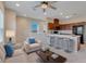Open kitchen with island and breakfast bar at 9085 Yonath St, Orlando, FL 32827