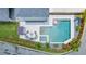 Relaxing pool area with hot tub and patio furniture at 9085 Yonath St, Orlando, FL 32827