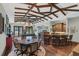 Spacious game room with pool table and wet bar at 1120 Preserve Point Dr, Winter Park, FL 32789