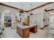 Open concept kitchen with large island and ample counter space at 1120 Preserve Point Dr, Winter Park, FL 32789