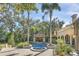 Resort-style pool and spa with spacious patio at 1120 Preserve Point Dr, Winter Park, FL 32789