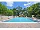 Inviting community pool with ample deck space at 1120 Preserve Point Dr, Winter Park, FL 32789