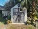 Outdoor storage shed in backyard setting at 2122 King Richards Ct, Orange City, FL 32763