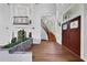 Grand entry with hardwood floors, staircase, and high ceilings at 2229 Earleaf Ct, Longwood, FL 32779
