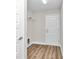 Laundry room with built in shelving and door at 25 Locust Loop Ln, Ocala, FL 34472