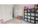 bedroom with colorful storage and play area at 5423 Kenmore Ln, Orlando, FL 32839