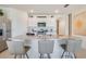 Island kitchen with stainless steel appliances and granite countertops at 7110 Painted Bunting Way, Saint Cloud, FL 34773