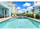 Private pool and spa with patio furniture at 8019 Knee Deep Rd, Kissimmee, FL 34747