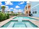 Private pool and spa with patio and grill at 8019 Knee Deep Rd, Kissimmee, FL 34747