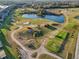 Aerial view of the golf course and community at 823 Cunningham Dr, Davenport, FL 33837