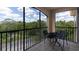 Screened balcony overlooking trees and parking at 1351 Tuscan Ter # 8401, Davenport, FL 33896