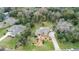 Aerial view of house and surrounding area, highlighting the property's size and setting at 1437 Pecos Dr, Ormond Beach, FL 32174