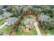Aerial view of a house and property, highlighting its size and location at 1437 Pecos Dr, Ormond Beach, FL 32174