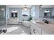 Spa-like bathroom featuring a freestanding tub and walk-in shower at 16750 Sanctuary Dr, Winter Garden, FL 34787