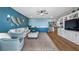 Bonus room with wet bar, comfortable seating area and a view at 16750 Sanctuary Dr, Winter Garden, FL 34787
