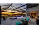 Expansive pool and spa with covered lanai and comfortable seating at 16750 Sanctuary Dr, Winter Garden, FL 34787