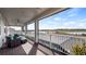 Relaxing screened balcony overlooking lake and pool; offers stunning sunset views at 16750 Sanctuary Dr, Winter Garden, FL 34787