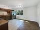Modern kitchen with stainless steel appliances and granite countertops at 1810 Selleen Dr, Eustis, FL 32726