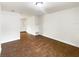 Open concept living space with dark brown tile floors at 1810 Selleen Dr, Eustis, FL 32726