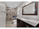 Updated bathroom with a walk-in shower and modern vanity at 223 Royal Oaks Cir, Longwood, FL 32779