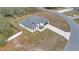 New home aerial view, showcasing the house and lot at 2831 Sw 166Th Ln, Ocala, FL 34473