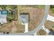 New home aerial view, showcasing the house and lot at 2831 Sw 166Th Ln, Ocala, FL 34473
