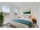 Virtually staged bedroom with a calm and serene atmosphere at 2831 Sw 166Th Ln, Ocala, FL 34473