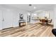 Light and airy entryway with wood-look flooring and modern decor at 4403 Brooke St, Orlando, FL 32811