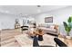Bright living room features a neutral color palette and modern furnishings at 4403 Brooke St, Orlando, FL 32811