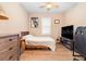 Spacious bedroom with a queen bed and plenty of space for other furniture at 672 Cordoba Dr, Davenport, FL 33837